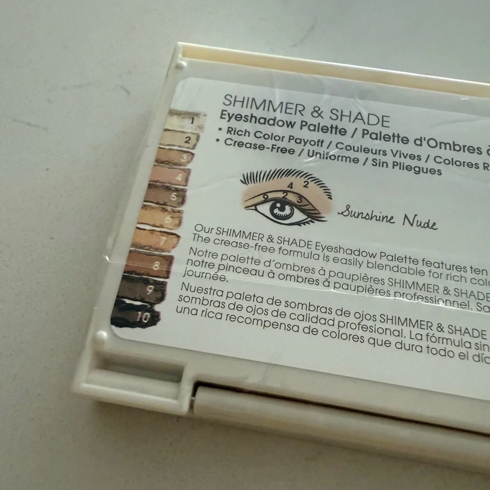 FLOWER Beauty 10 Shade Shimmer & Shade Eyeshadow Palette - Gimme Gold New Sealed - Picture 8 of 8